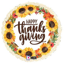 Thanksgiving Watercolor Foil Balloons