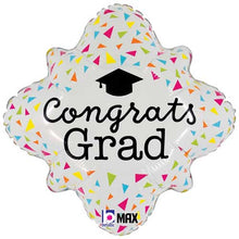 Neon Congrats Grad Foil Balloons