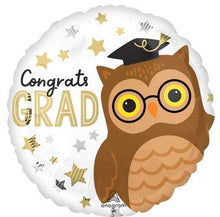 Congrats Grad Owl Foil Balloons