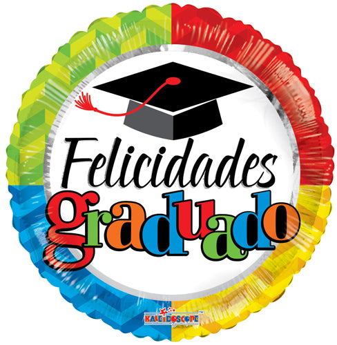 Felicidades Graduado Colores Foil Balloons