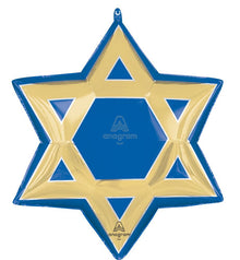 Star of David Foil Balloon Shape