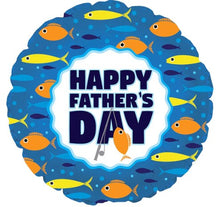 Happy Father's Day Fishing Foil Balloons