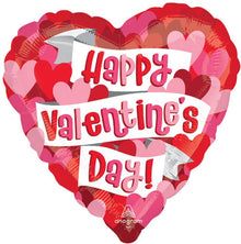 Playful Valentine Hearts Foil Balloons