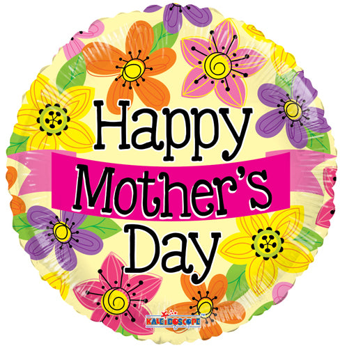 Happy Mother's Day Banner Foil Balloons