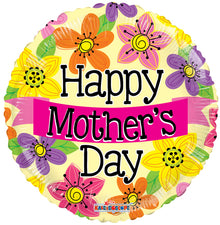 Happy Mother's Day Banner Foil Balloons