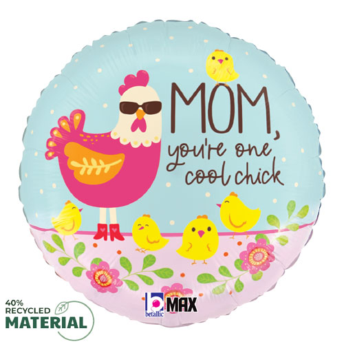 Cool Chick Mother's Day Foil Balloons