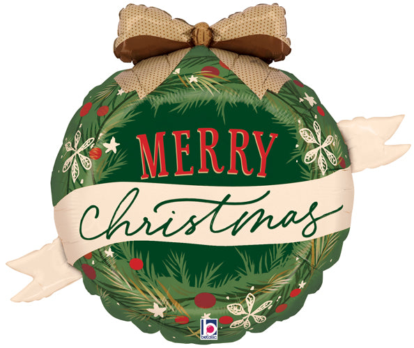 Cozy Christmas Wreath Shape