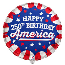America's 250th Birthday Foil Balloons