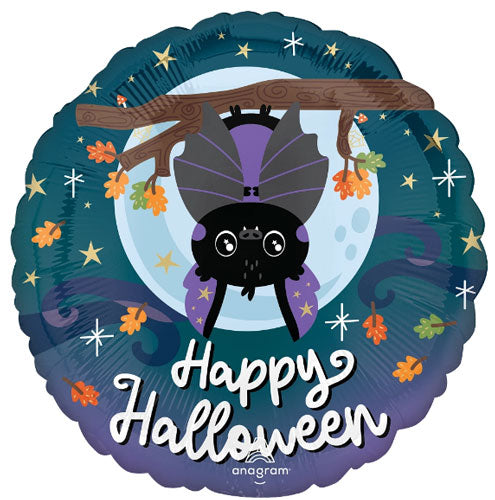 Twilight Bat Halloween Foil Balloons