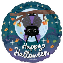 Twilight Bat Halloween Foil Balloons