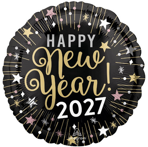 Happy New Year 2027 Foil Balloons