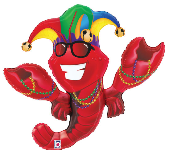 Mardi Gras Crawfish Shape