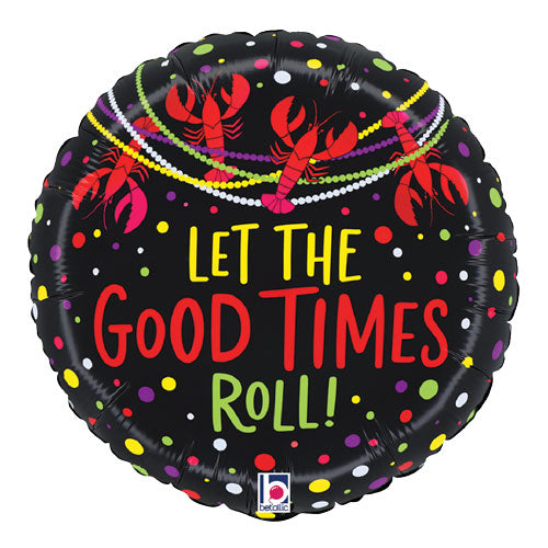Mardi Gras Good Times Foil Balloons
