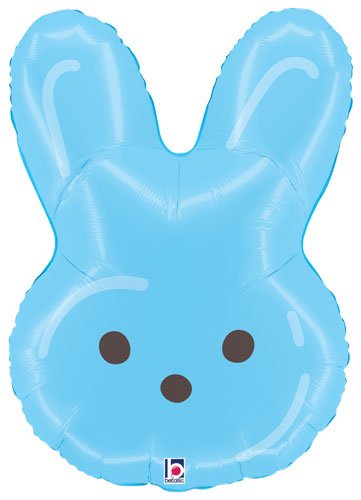 Sweet Blue Bunny Head Shape