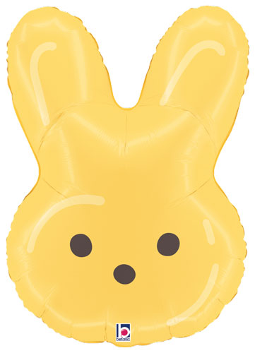 Sweet Yellow Bunny Head Shape