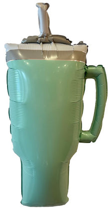 Trendy Mint Water Cup Foil Balloon