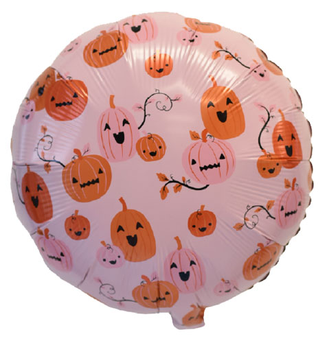 Halloween Pumpkin Faces Foil Balloons