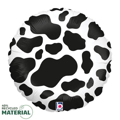 Cow Print Foil Balloons