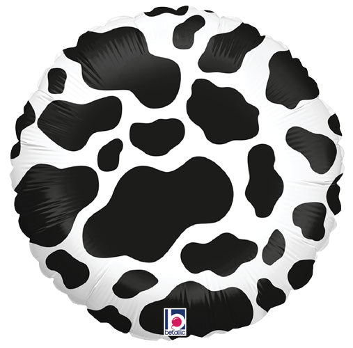 Cow Print Foil Balloons