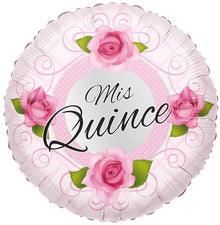 Mis Quince Roses Foil Balloons