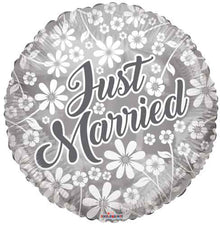 Just Married Foil Balloons
