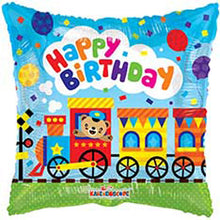 Birthday Choo Choo Foil Balloons