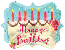 Birthday Cake Marquee Foil Balloons