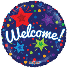 Prismatic Stars Welcome Foil  Balloons