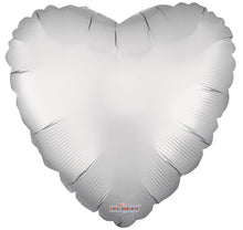 18 inch Matte Silver Heart