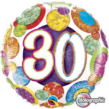 30th Birthday Big Dots Foil Balloons