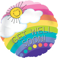 Get Well Rainbows Foil Balloons