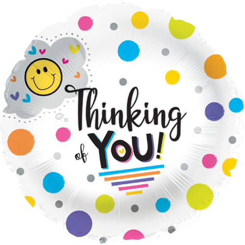 Thinking of You Thought Cloud Foil Balloons