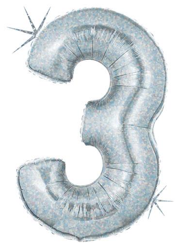 Megaloon Number 3 Balloons