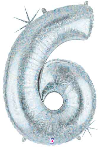 Megaloon Number 6 Balloons