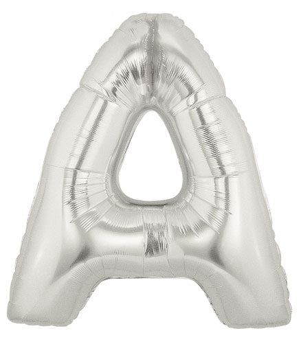 Megaloon Silver Letter A Balloon