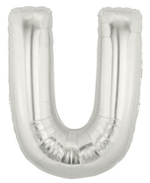 Megaloon Silver Letter U Balloon