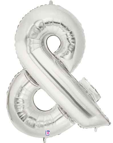 Megaloon Ampersand Foil Balloon