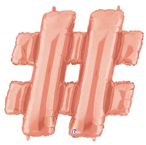 Megaloon Hashtag Foil Balloon