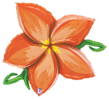 Orange Linky Plumeria Shape