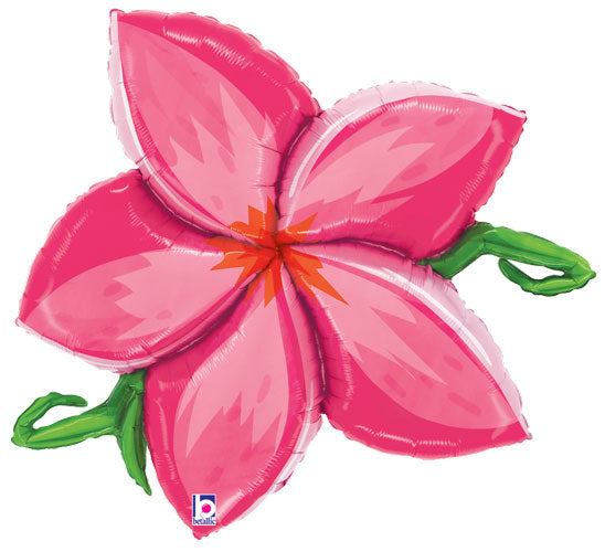 Pink Linky Plumeria Shape