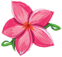 Pink Linky Plumeria Shape