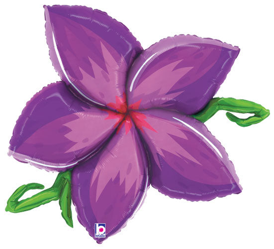 Purple Linky Plumeria Shape