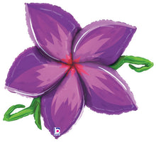 Purple Linky Plumeria Shape