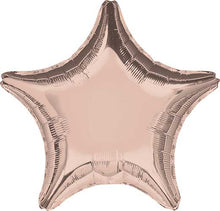19 inch Rose Gold Star Foil Balloons