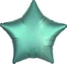 19 inch Jade Satin Star Foil Balloons