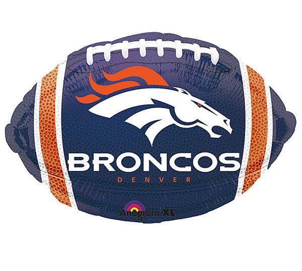 Denver Broncos Football Foil Balloons