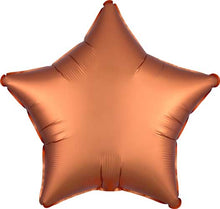 19 inch Amber Satin Star Foil Balloons