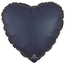 18 inch Satin True Navy Heart