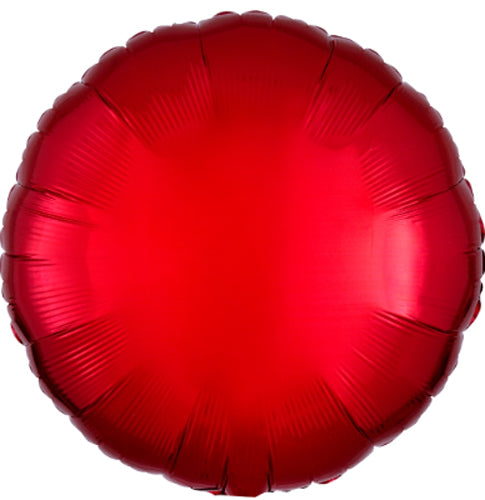 18 inch Red Rounds – MSR Balloons