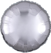 18 inch Metallic Silver Rounds